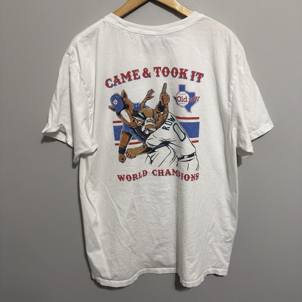 Old Row Short Sleeve T-Shirt XL Came And Took It World Champions